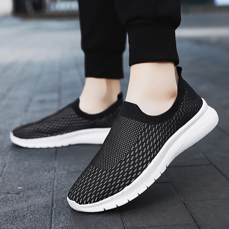 Breathable Mesh Casual Men Shoes Summer Sneakers Men Outdoor Walking