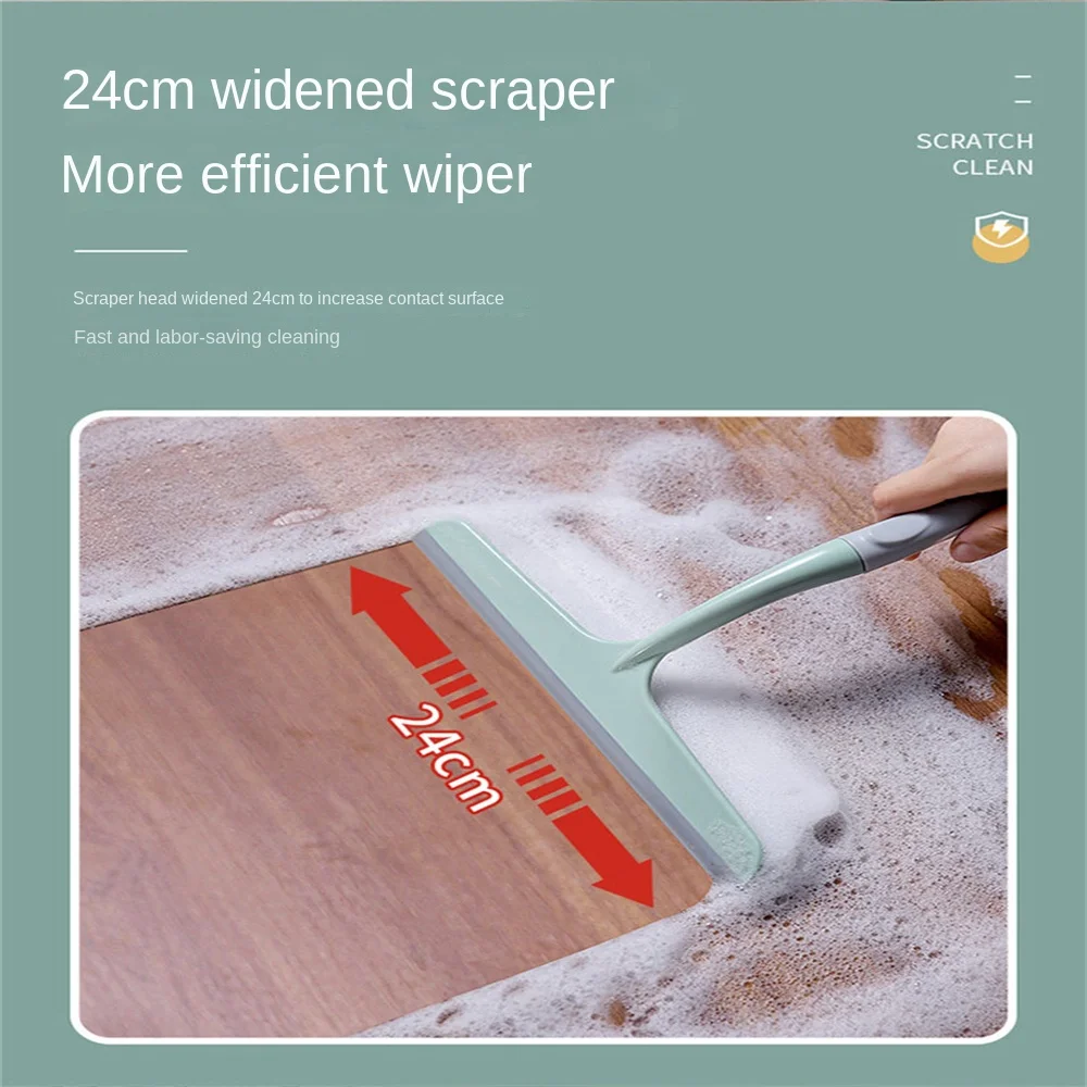 Home Glass Scraper Car Glass Cleaner Window Cleaning Floor Tile Wall Washing Brush Wiper For Bathroom Kitchen Car Furniture
