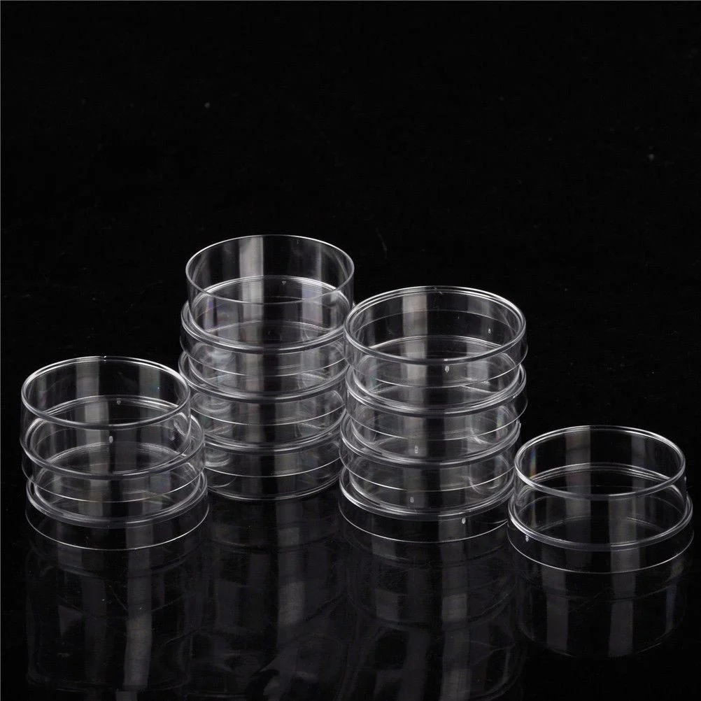 

20 PCS 90mm Plastic Petri Dishes Culture Dishes with Lids