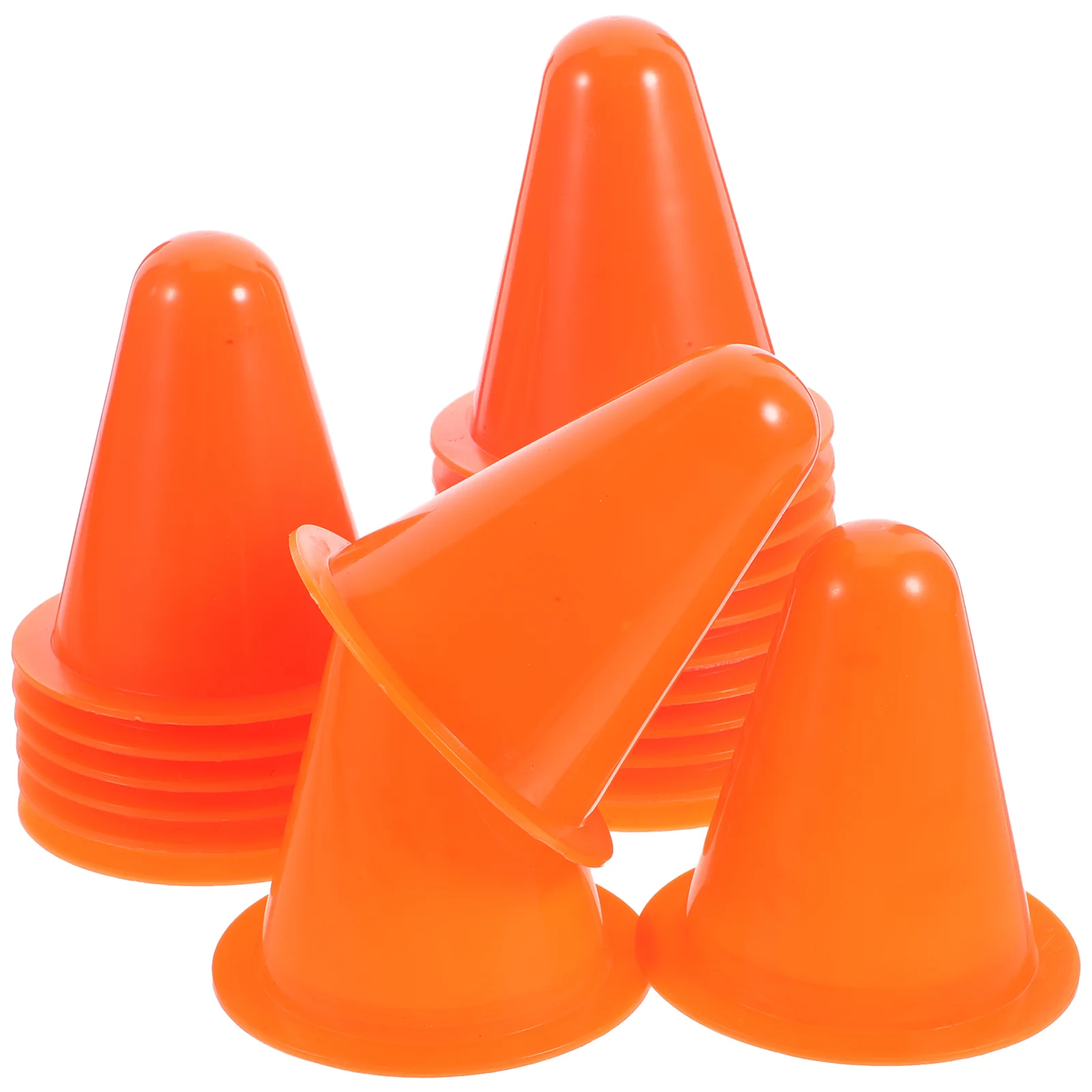 20pcs Small Road Blocks Skating Marker Cones Stackable Agility Training Cones