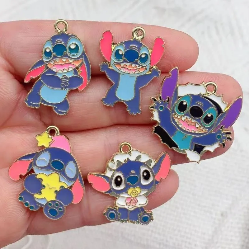 Stitch Enamel Charms Jewellery Making Crafts Supplies Lilo & Stitch Disney  Charm