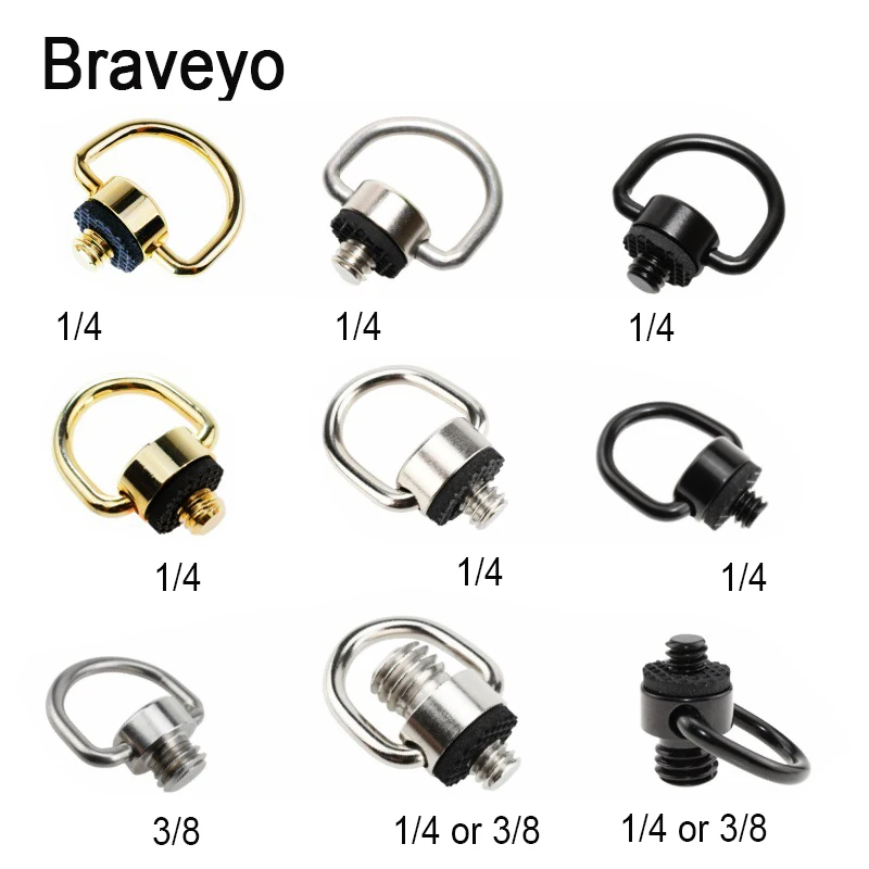 Camera Screw D-ring Quick Release Screw Universal Photography Accessories 1/4 Inch For Dslr Camera Plate camera screw mount camera quick release plate