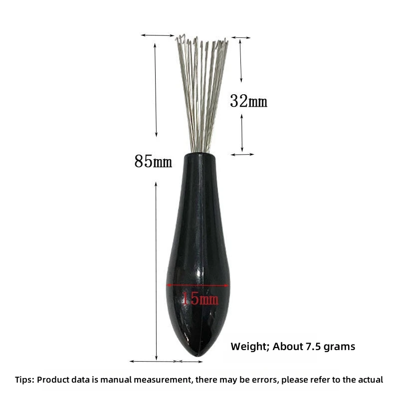 Description Picture 5 of item2pcs Comb Hair Brush Cleaner Plastic Handle Cleaning Brush Remover Embedded Beauty Tools Cleaning Products Cleaning Supplies