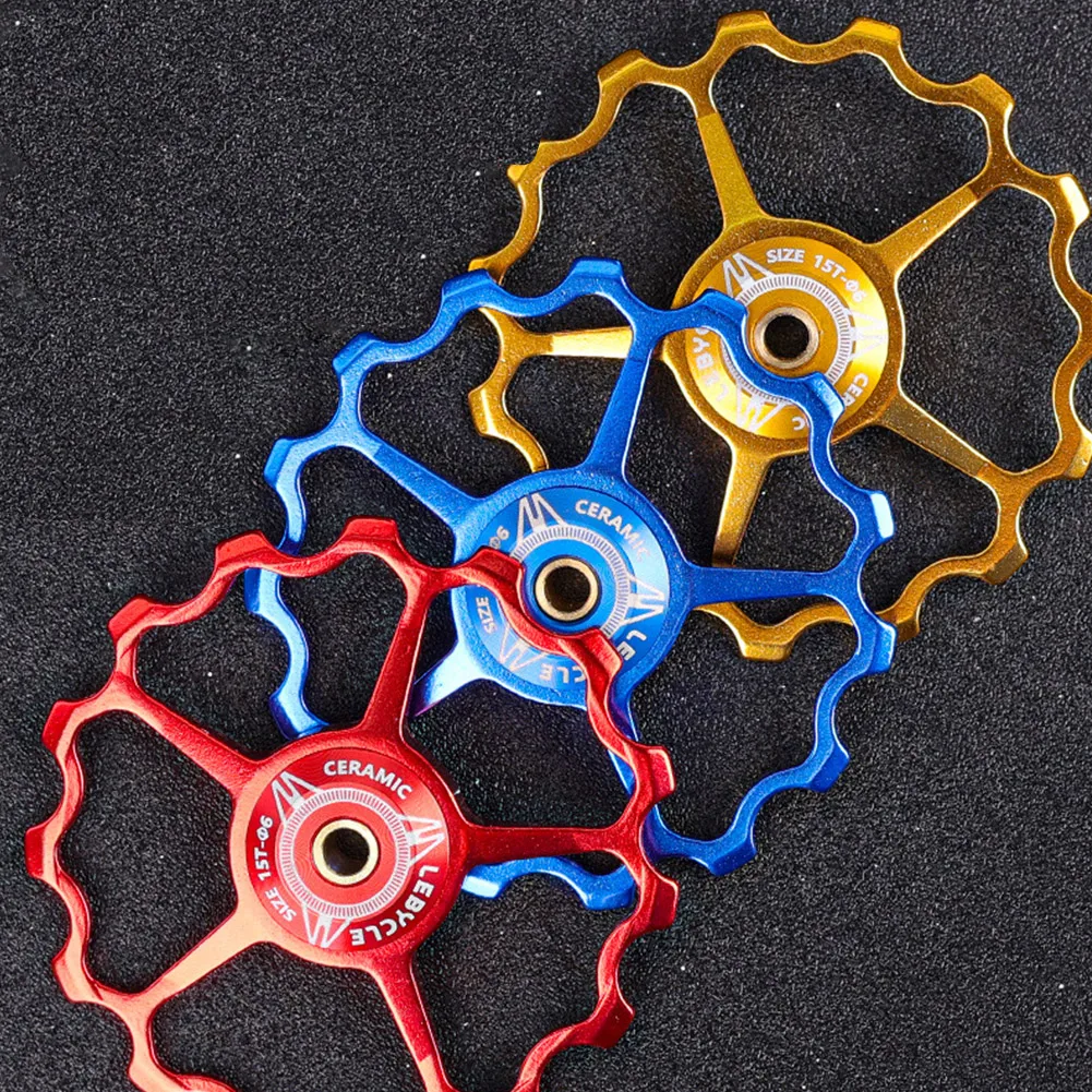 4 Vis Dérailleur Vélo – Boulons Jockey Roue En Alliage Aluminium – Coloris Orange – M5 × 14,2 Mm