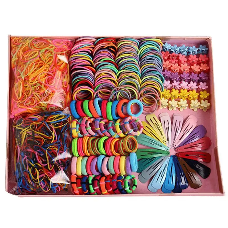 

780Pcs Hair Accessories Candy Color Dripping Hair Clip Princess Metal Barrette Hairbands Headdress Hairpins For Girls