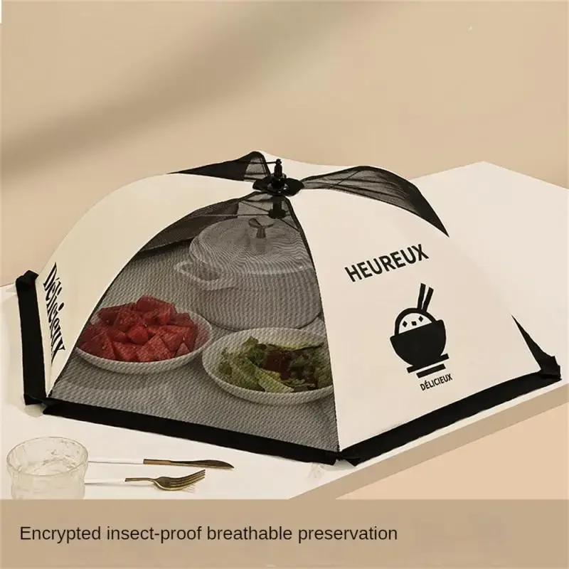 Four Seasons Vegetable Cover Foldable Household Kitchen Fly Proof Leftover Food Preservation dust-proof Breathable Food Cover