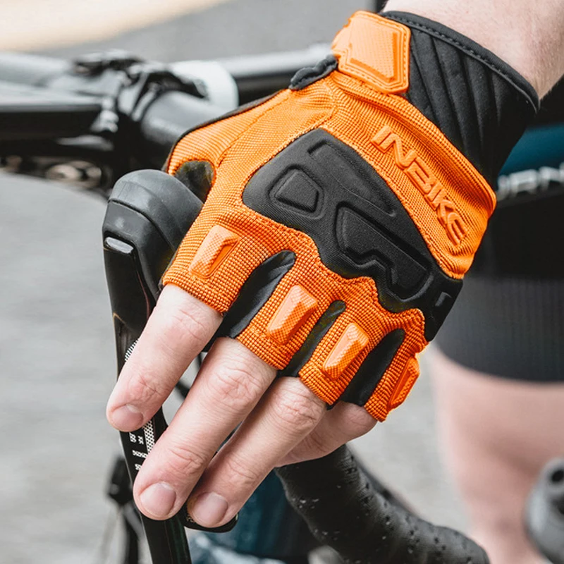 INBIKE Guantes de bicicleta de montaña para hombre, transpirables,  elásticos, resistentes al desgaste, deportes al aire libre, para ciclismo