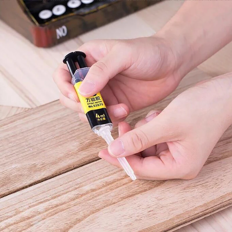 Deli AB-슈퍼 에폭시 수지 다목적 접착제, 강력한 접착제, 가정용 수리 슈트, 금속 도자기 플라스틱, 목재