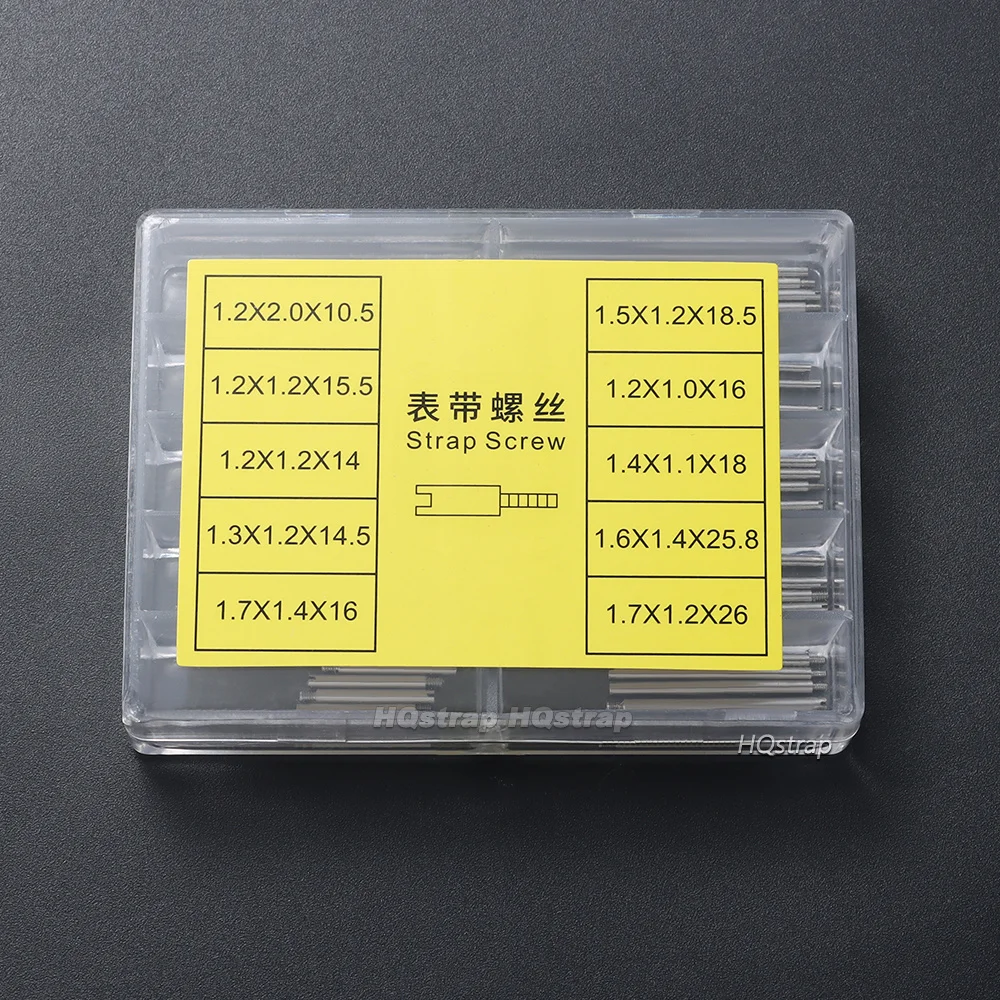 Stainless Steel Watch Band Repair Screw Kit (50/100 Pieces)