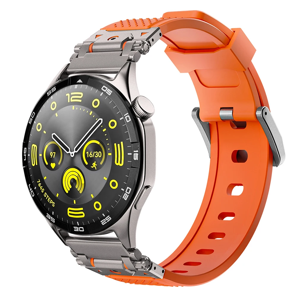Versatile 22mm Rubber Loop Watch Strap
