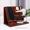 Solid Wood Phone Stand Desktop Creative Storage Rack Multifunctional Hanging Watch Glasses Key Accessories -1pcs 2