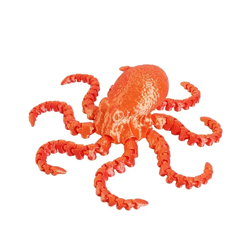 1pc 3D Printed Octopus Ornament: Creative Animal Desktop Home Model Gift 3 S89d1b41202674f6b9bcb31feeb5be809f