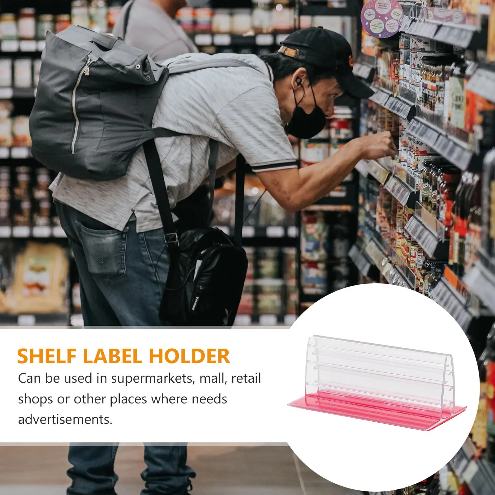 12Pcs 패널 사인 홀더 책상용 튼튼한 접착식 이름표 홀더 교실 티켓 카드 메모 사진 디스플레이 가드 사인 홀더