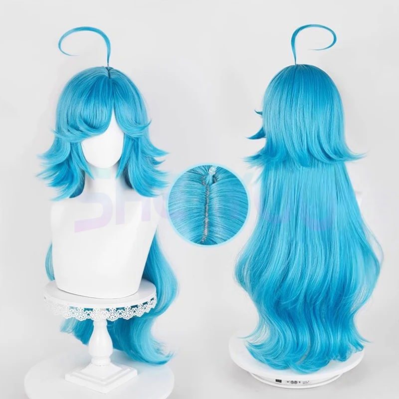 

Honor of Kings Dolia Cosplay Wig 80cm Long New Heroine Mermaid Doria Wig Blue Wig Cosplay Anime Heat Resistant Synthetic Wig