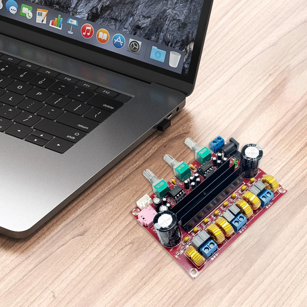 Audio Amplifier Board Digital Subwoofer Power Amplifier Board TPA3116D2 2x50W 100W 2.1 Channel DC 12-24V Energy Saving