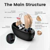 Portable Rechargeable Hearing Aid Sound Amplifier Magnetic Rechargeable Elderly Ear Hearing Aid For The Deaf 3