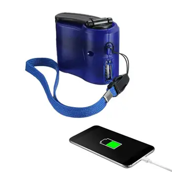 Outdoor Portable Emergency Survival Hand Crank Generator 5V Charger Lighting Rechargeable Home Appliance Cigar Lighter 1