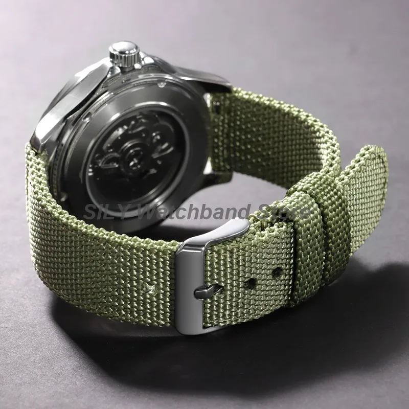 Quick Release Canvas Watch Strap - Versatile Nylon Band Replacement