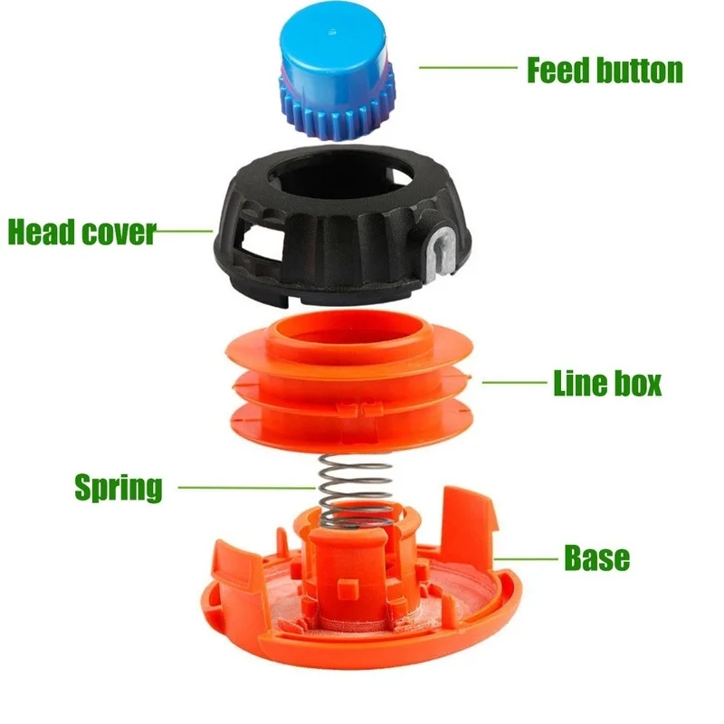 Replacement P25 Strimmer Trimmer Head McCulloch B26Ps T26Cs MT260CLS Rep 5310250-01/3 Lawn Mower Repair Accessories grass trimmer head