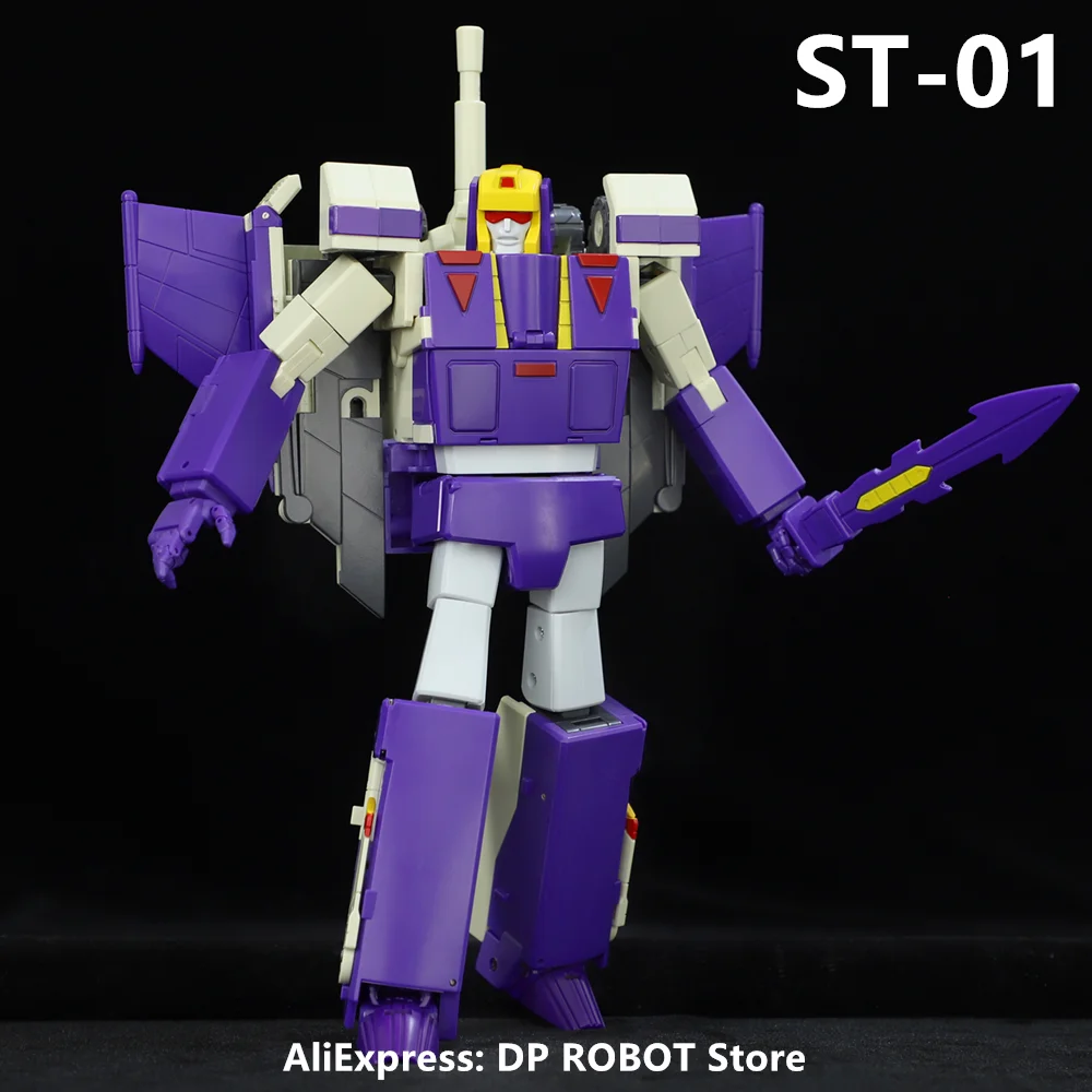 

【IN STOCK】Transformation Star Toys ST-01 ST01 Blitzwing Three Forms Aircraft Tank GA Conmander Action Figure Robot With Box