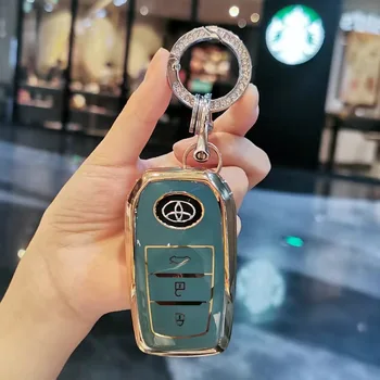 Copertura molle della cassa chiave dell'automobile di TPU delle automobili di Toyota per Toyota Prius Camry Corolla C-HR CHR RAV4 Prado 2018 accessori coperture portachiavi