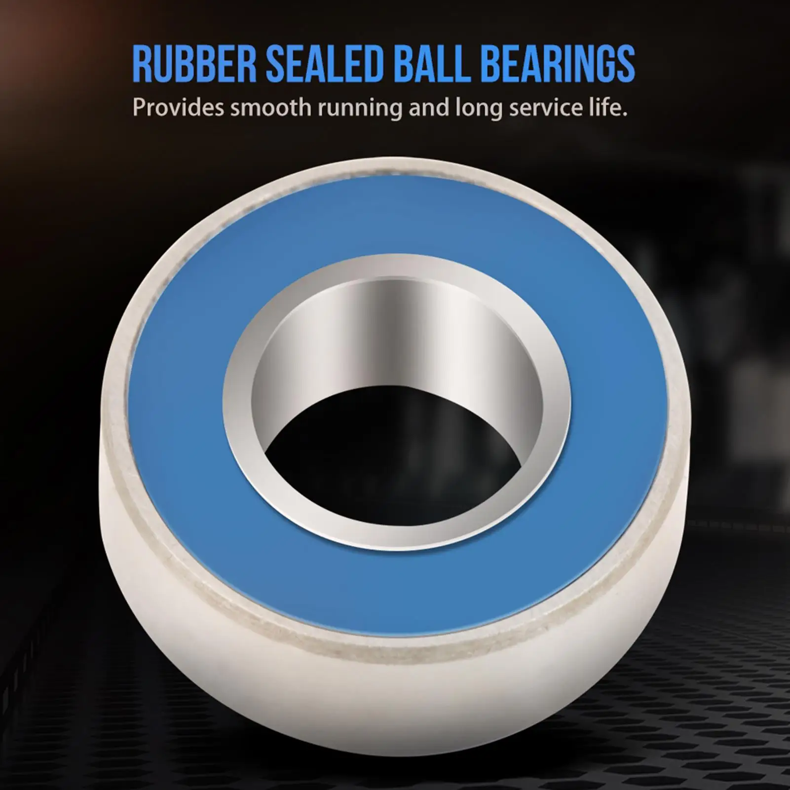 25Pcs MR115-2RS Miniature Steel Ball Bearings, Rubber Sealed, 5x11x4mm-High Precision Blue Bearings