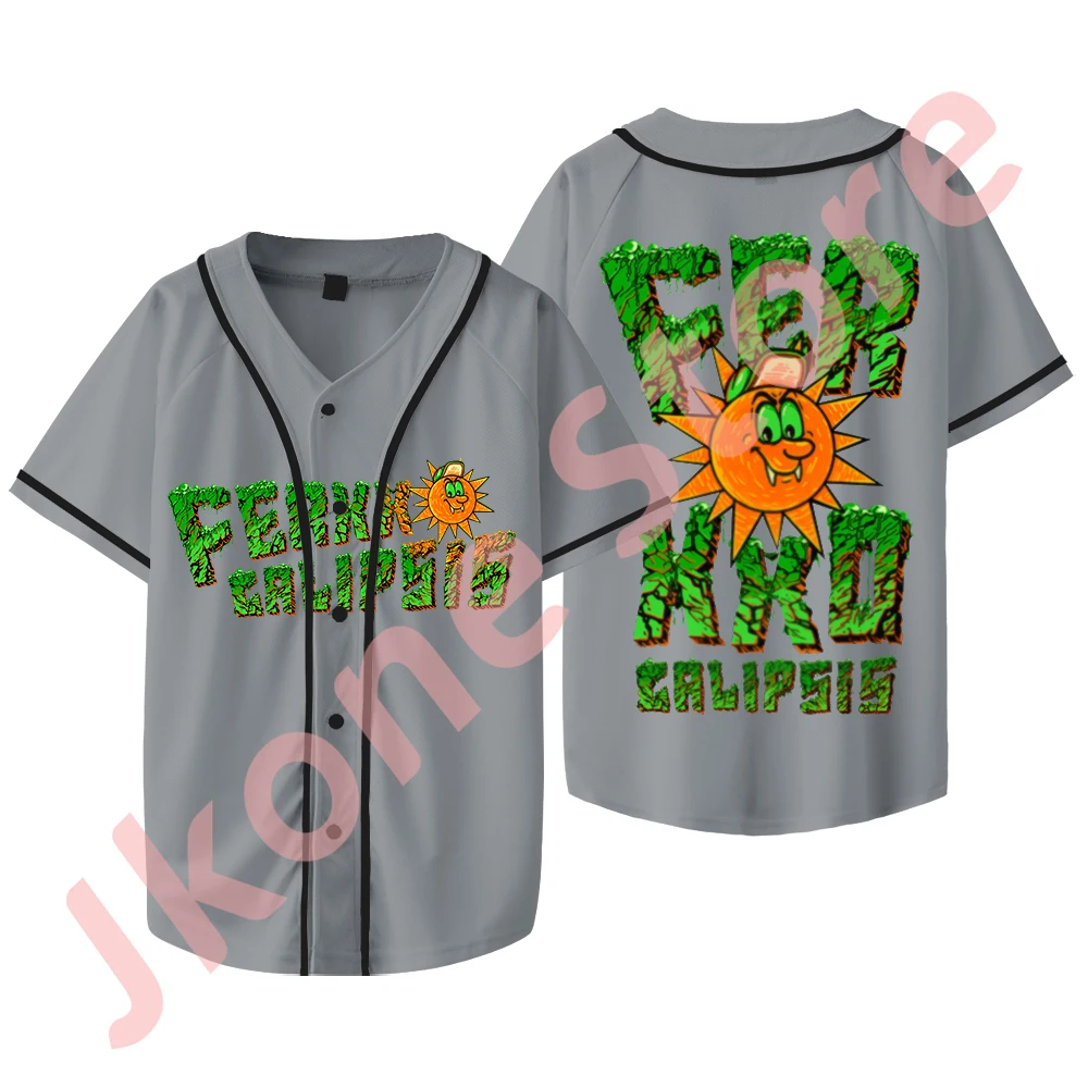Feid Ferxxocalipsis Logo Merch Jersey Ferxxo Tour Baseball T-shirts Women Men Fashion Casual Short Sleeve Tee 5