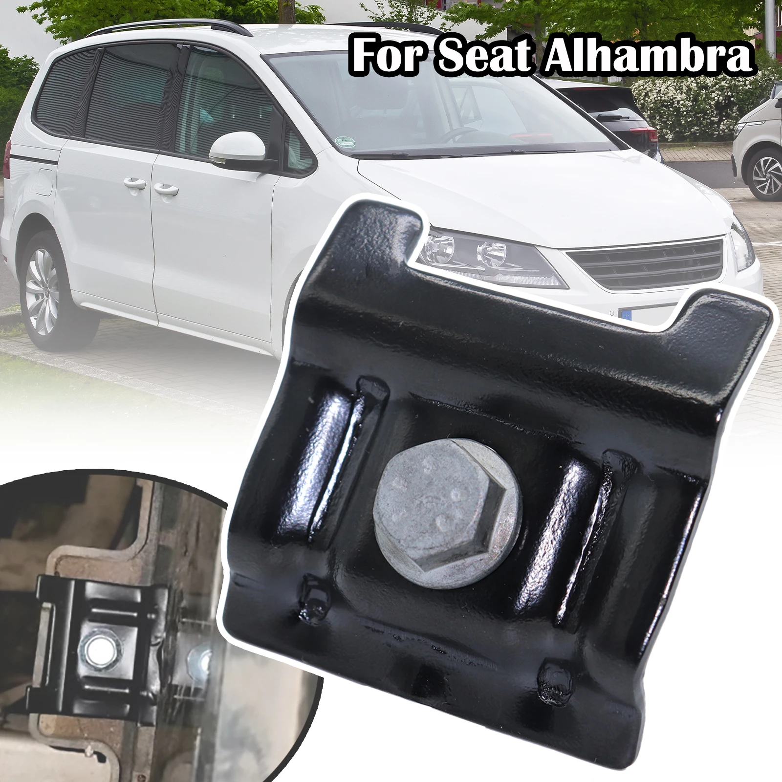 

For Seat Alhambra 71 Toledo KG Car Frame Battery Hold Down Steel Bolt Bracket Panel Fastener Clamping Strip Kit 1J0803219 2016-