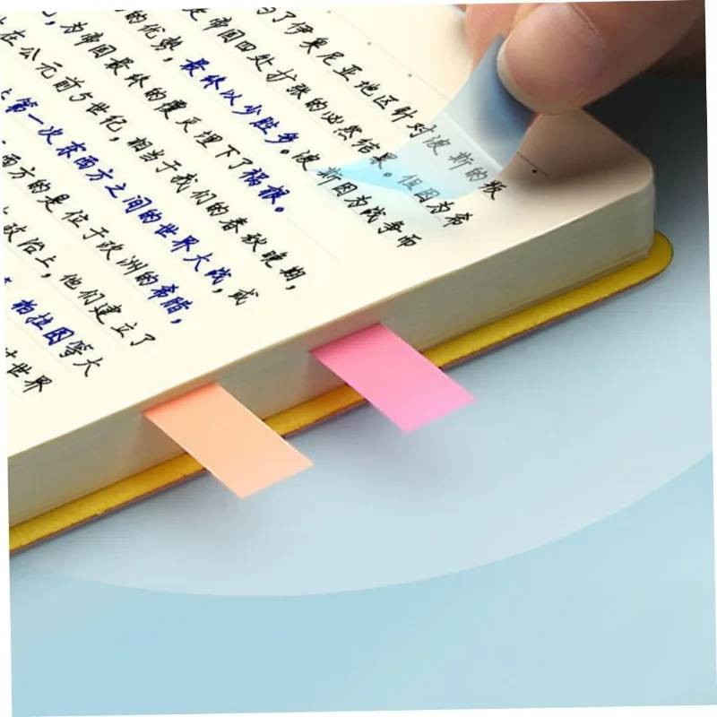 Index Tabs Sticky Notes, 200 Sheets Colorful, Transparent for Books & Journals, Office Planning, Adhesive Page Markers - 6