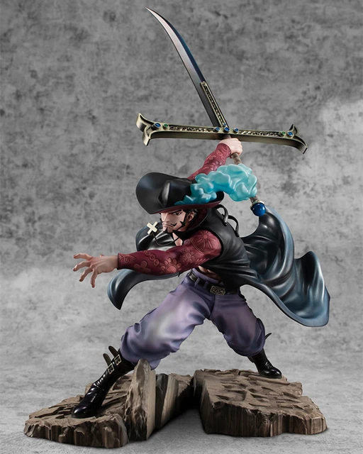 Uma peça mihawk figura anime dracule modelo boneca com espada brinquedos  presentes boneca de brinquedo - AliExpress