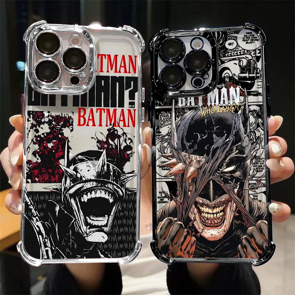 Sleek Anti-Fall Batman Plating Phone Case