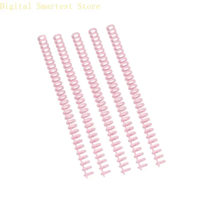 85AA 5개 30개 링 플라스틱 바인딩 빗 12mm 30홀 바인더 척추 바인딩 코일