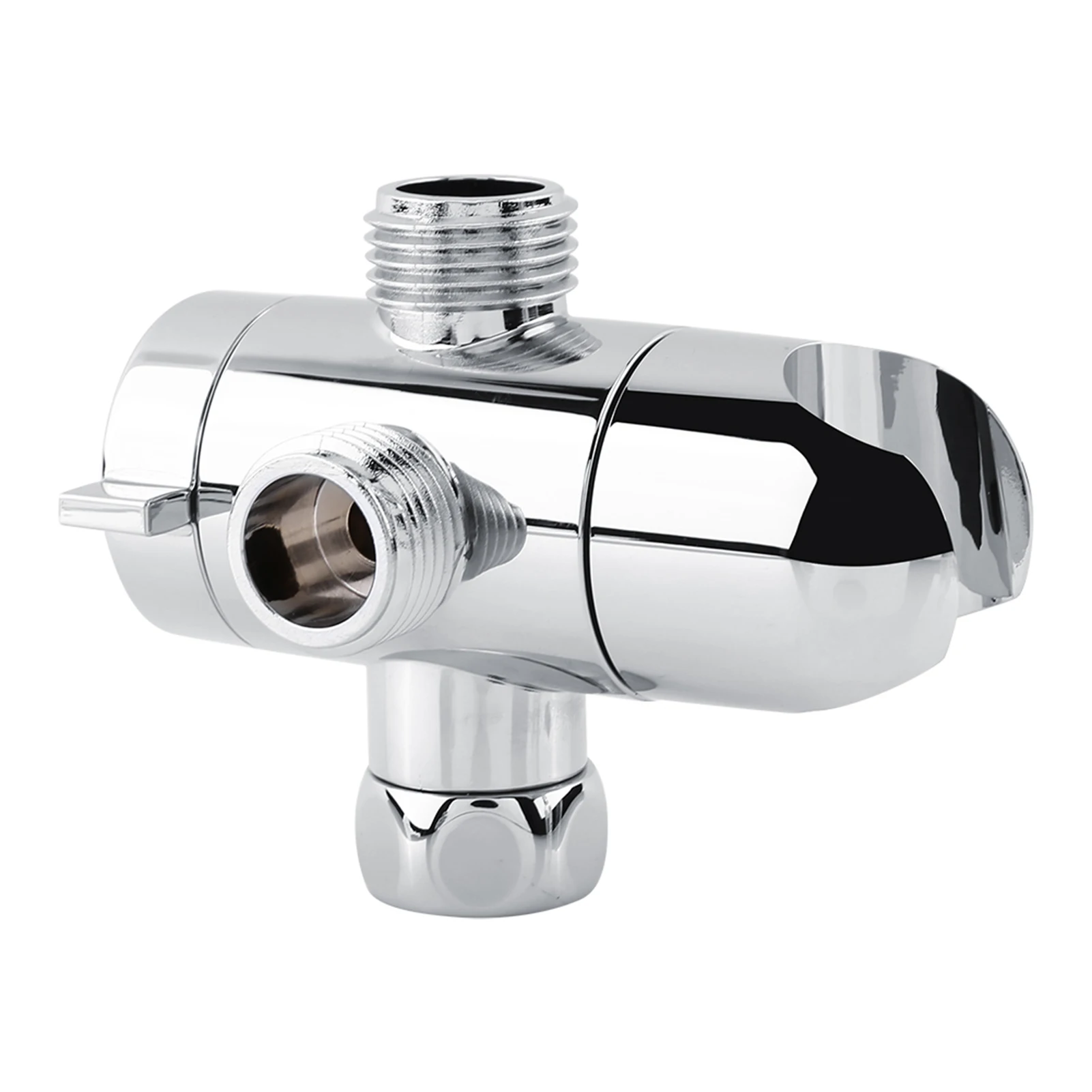 3 way shower diverter 3‑Way Shower Diverter and Mount Combo Shower Arm Mounted Valve Bathroom shower diverter