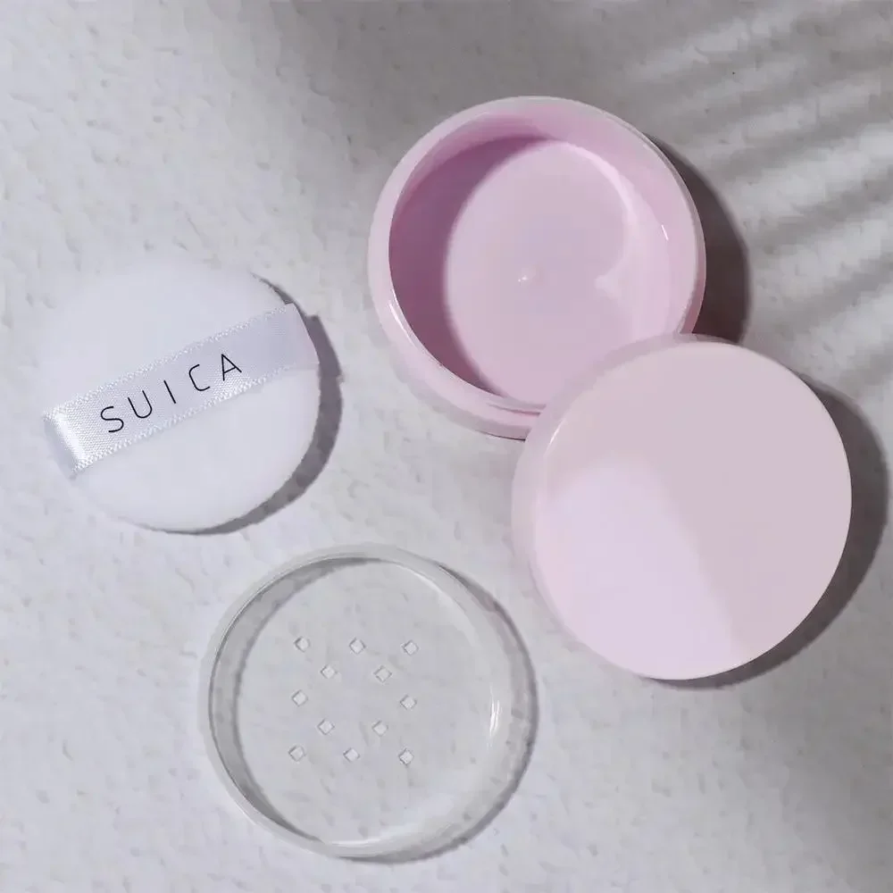 1Pcs Puff Powder Subpackage Empty Loose Powder Jars with Sifter Macaron Dispersion Powder Box 5g White Cap Cosmetics Container