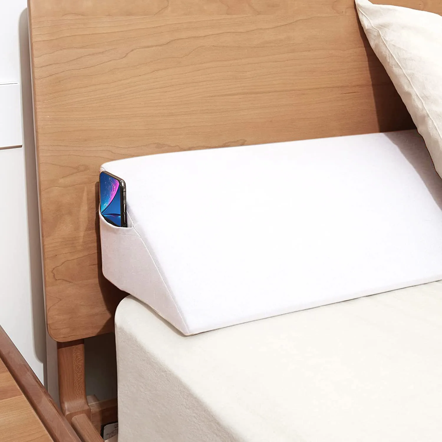 Queen Size Bed Wedge Mattress Wedge Pillow Gap Filler Headboard Pillow To Fill The Gap Between Your Headboard and Mattress 5