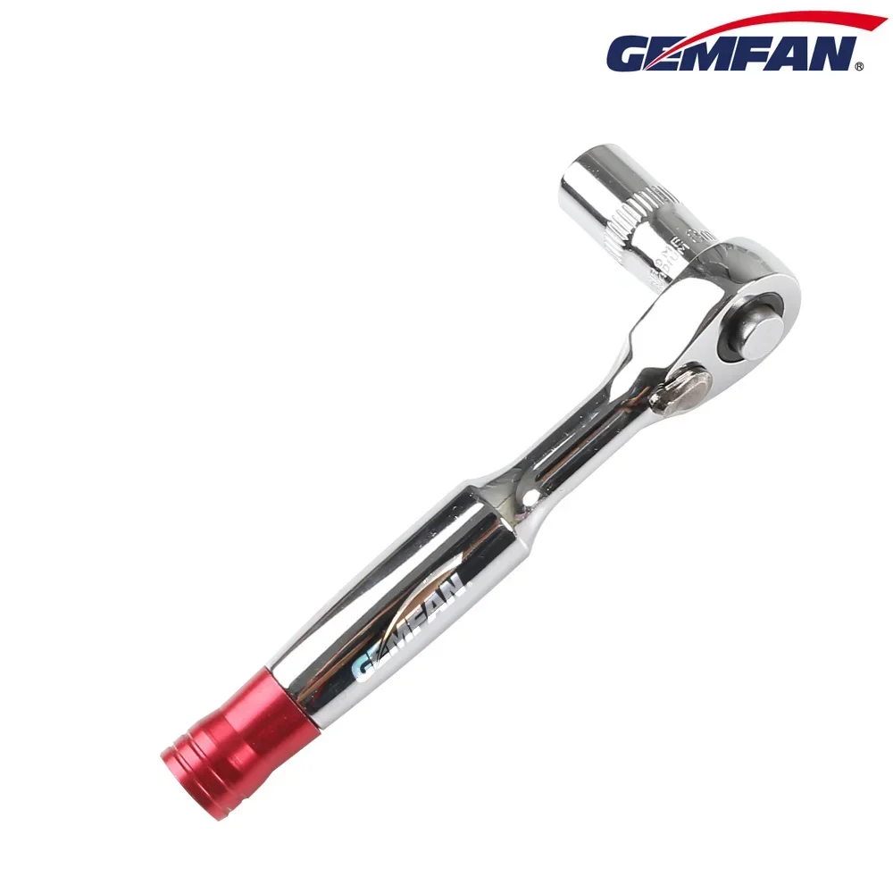 Gemfan 래칫 스크루 드라이버 소켓 렌치, 1/4 인치, 8mm