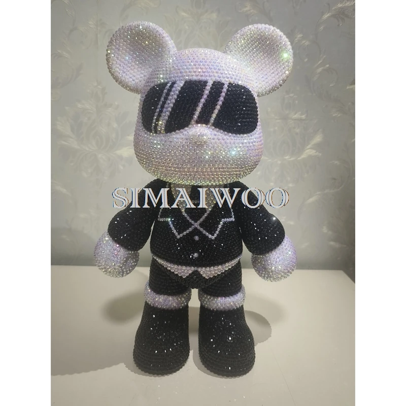DIY Strass Puppe Raum Bär Statue Kristall Tier Handwerk Diamant Malerei Kreuz Stich Mosaik Bling Hause Dekorative Geschenk – Detail 2