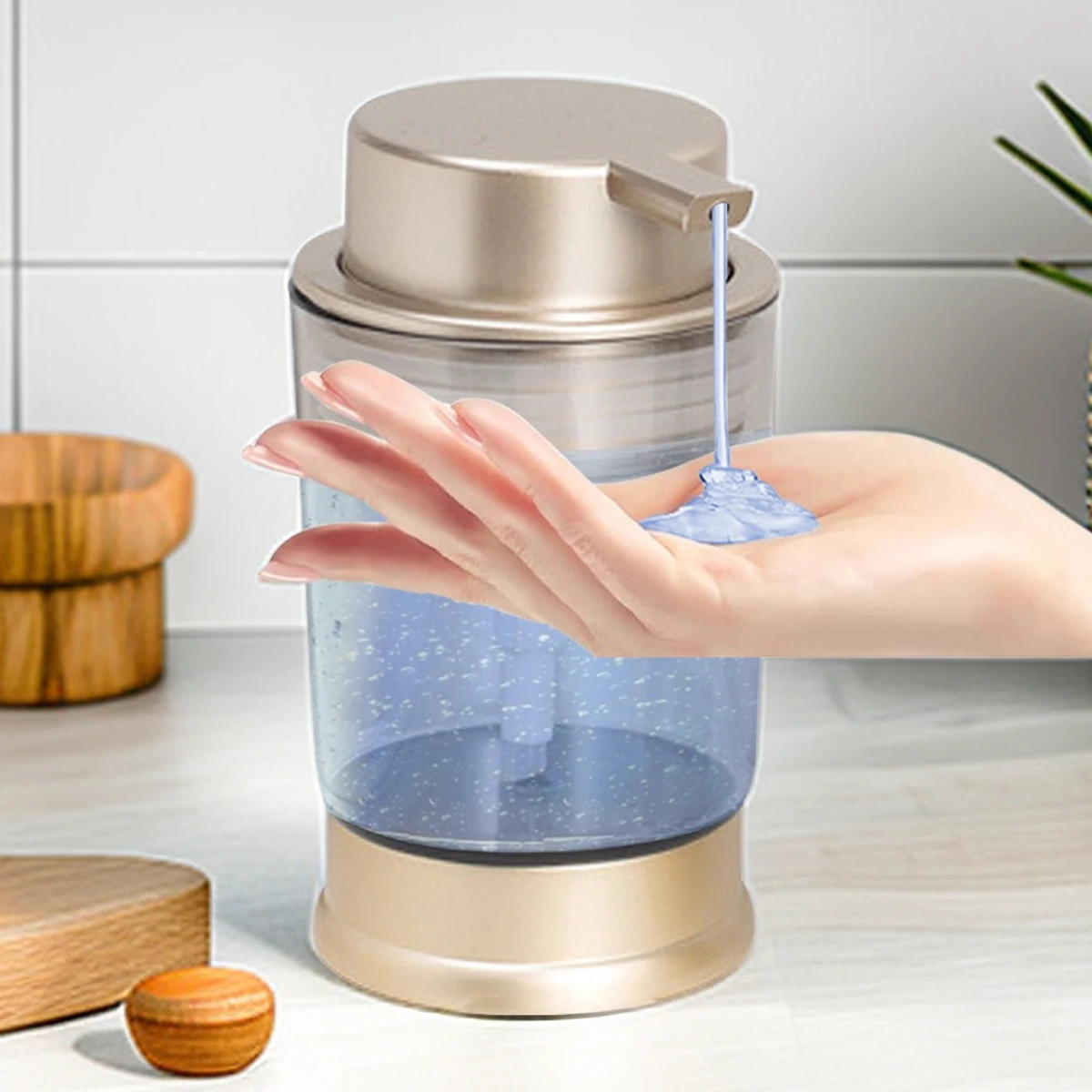 Hands Soap Dispenser Kitchen Sink Bathroom Vanity Soap Lotion Hand sanitizer Disinfectant Bottle Refillable Liquid Container