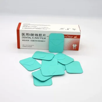 100 Pz/scatola Dentale Pellicola A Raggi X Odontoiatria Fotocamere Digitali Sistema di Immagine Intraorale HD Pellicole Immagini Radiovisiografo Materiali Dentali