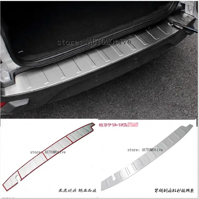 

2013 2014 20152016 2017 2018 2019 For Ford Ecosport High quality stainless steel Rear bumper Protector Sill