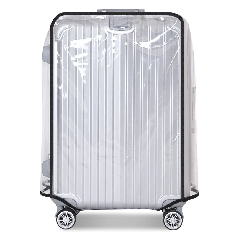 Luggage Cover Transparent PVC Luggage Cover Waterproof Trolley Protective Cover Thicken Durable Suitcase Dust Protector Travel Accessory