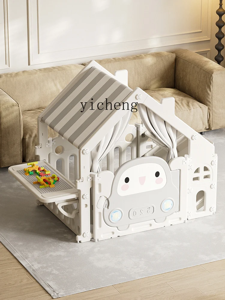 Tqh Children's Tent Indoor Home Princess Playhouse Castle Baby Fence Toy Play House