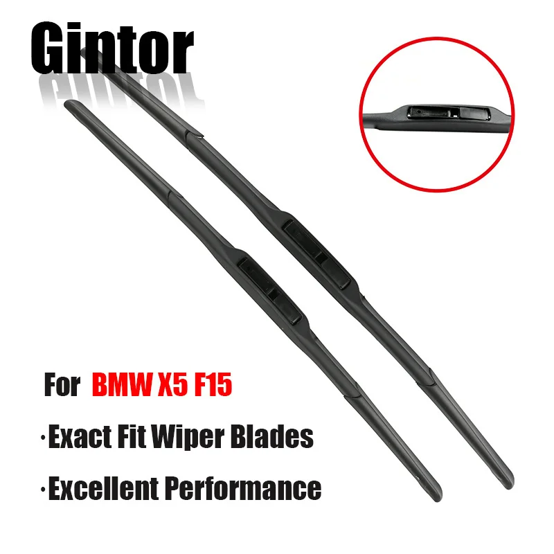 

Gintor AUTO Car Wiper Front Wiper Blades Set For BMW X5 F15 2013 - Windshield Windscreen Window 24"20"