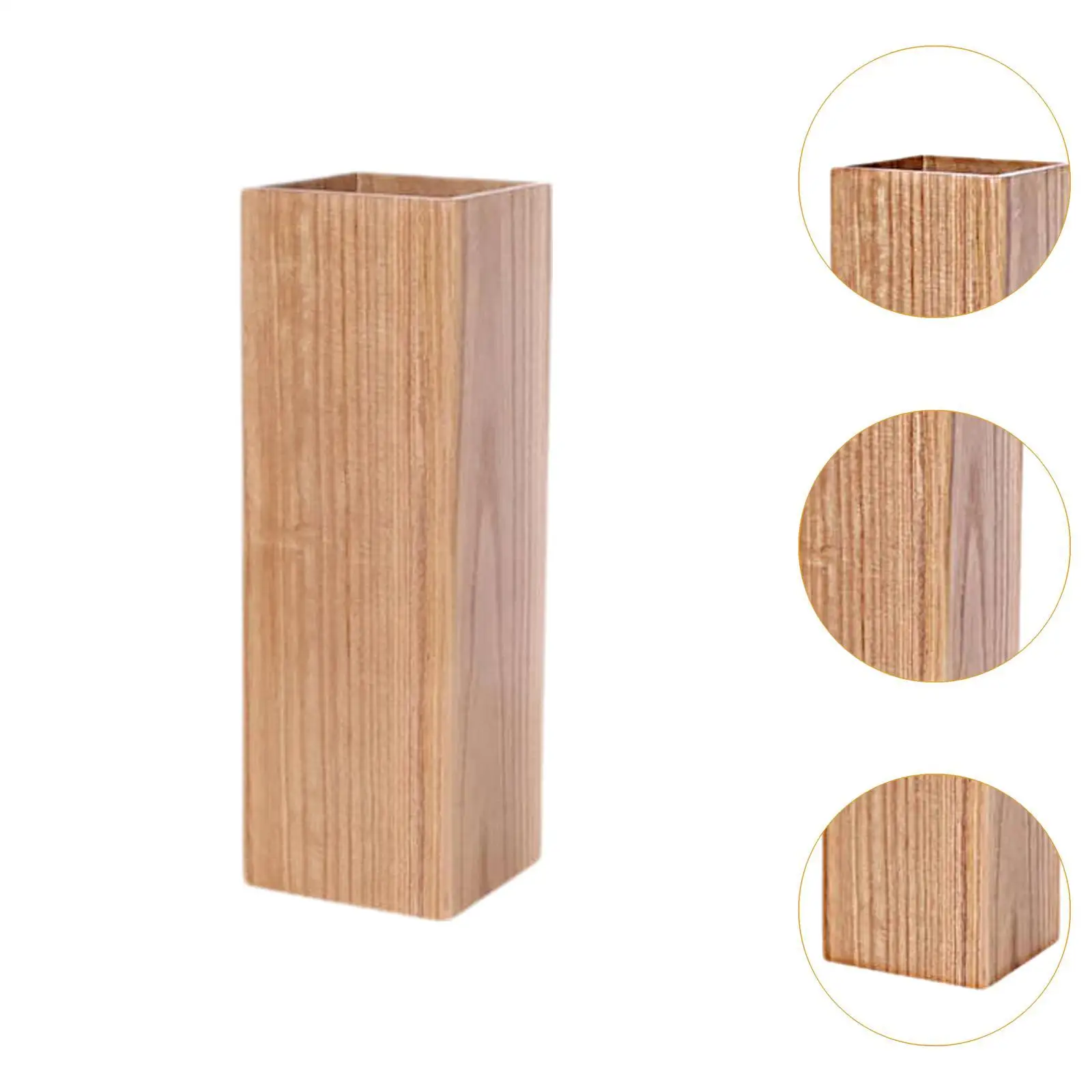 Umbrella Storage Container Wooden Holder for Home and Commercial