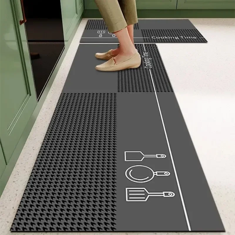 Kitchen Pvc Carpet Waterproof Non-slip Floor Mat 1