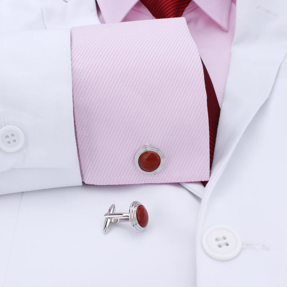 HDGSAFD 2 Paia di Gemelli Camicia, Accessori Business Uomo, Moda E Accessori Squisiti, Adatto per Abbigliamento Formale (Nero