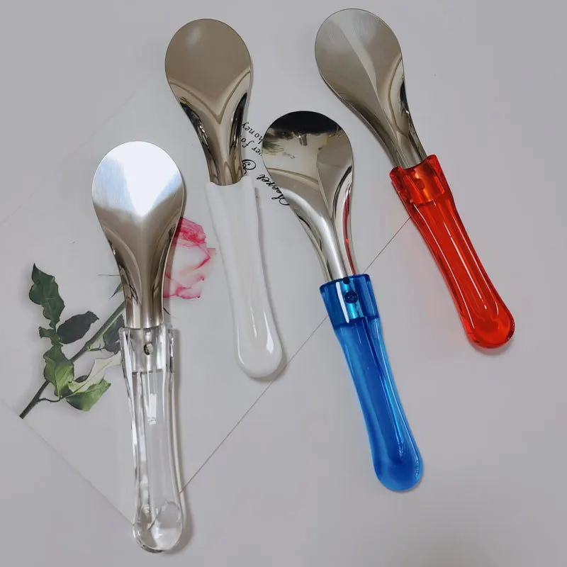 304 Stainless Steel Ice Cream Scoops & Stacks Pc Plastic Handle Ice Creem Stacks Maker