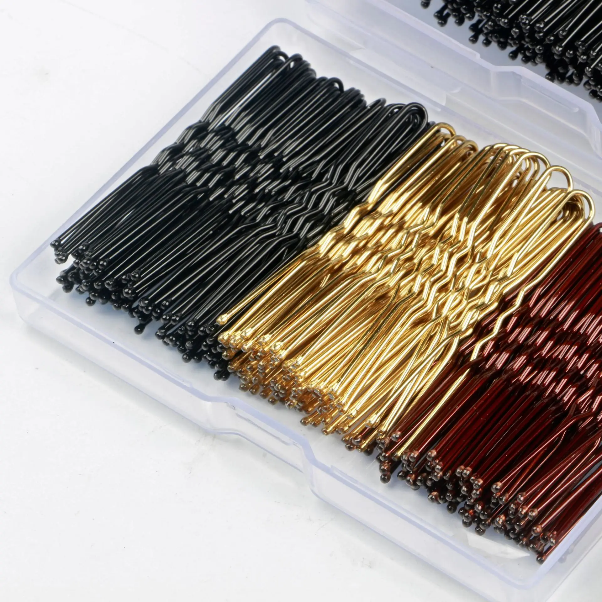 

200 Pieces 2.4 Inch U Shaped Hair Pins Hairpins for Buns Premium Bobby Pins Hair Accessories for Women Girls