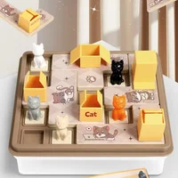 Children's Desktop Educational Toys Cat Boxes Spatial Planning Games Logical Thinking Training Parent-child Interaction Toys 1