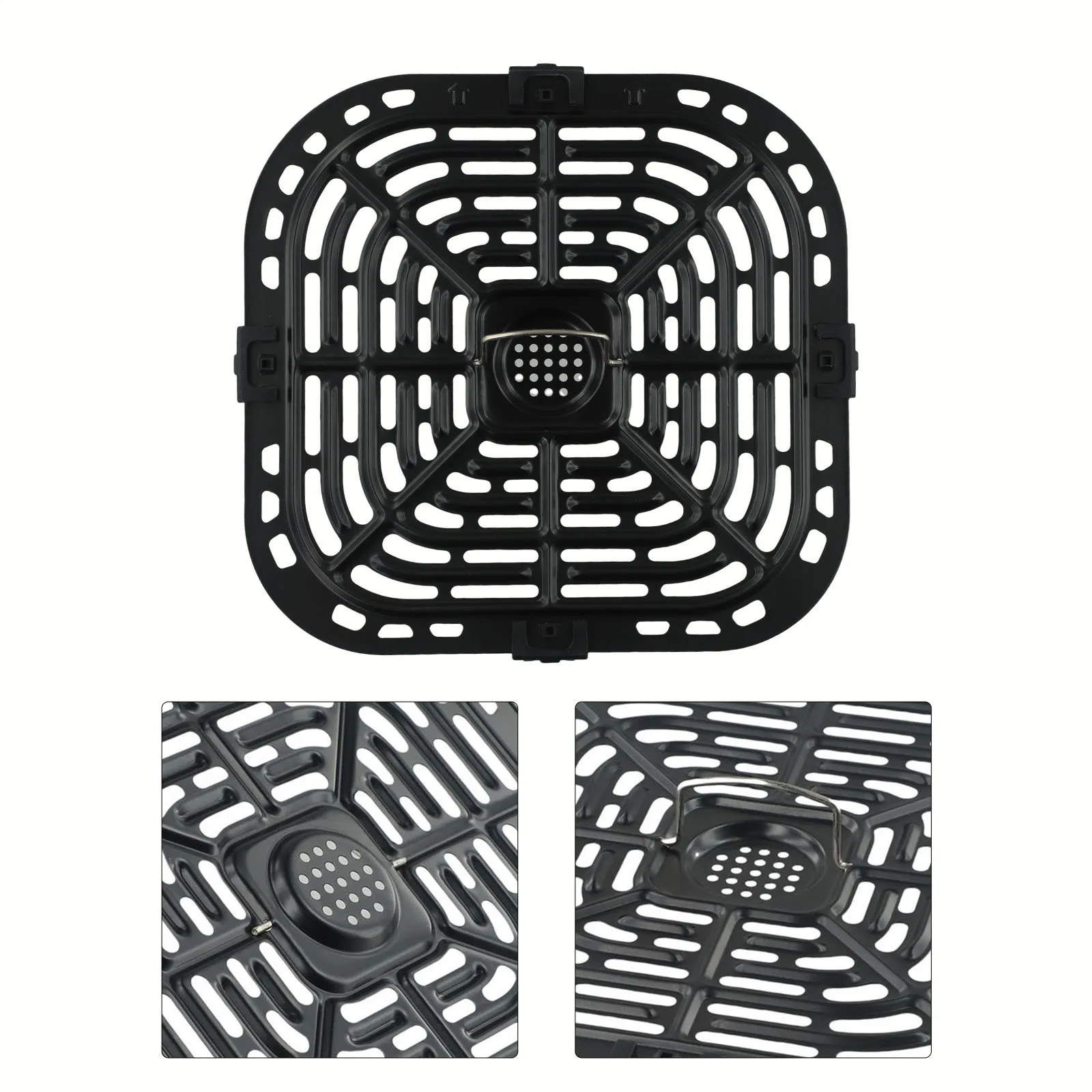 Pies de silicona para freír para comedor y Bar, pequeños electrodomésticos, accesorio de hoja de vapor, freidora de aire